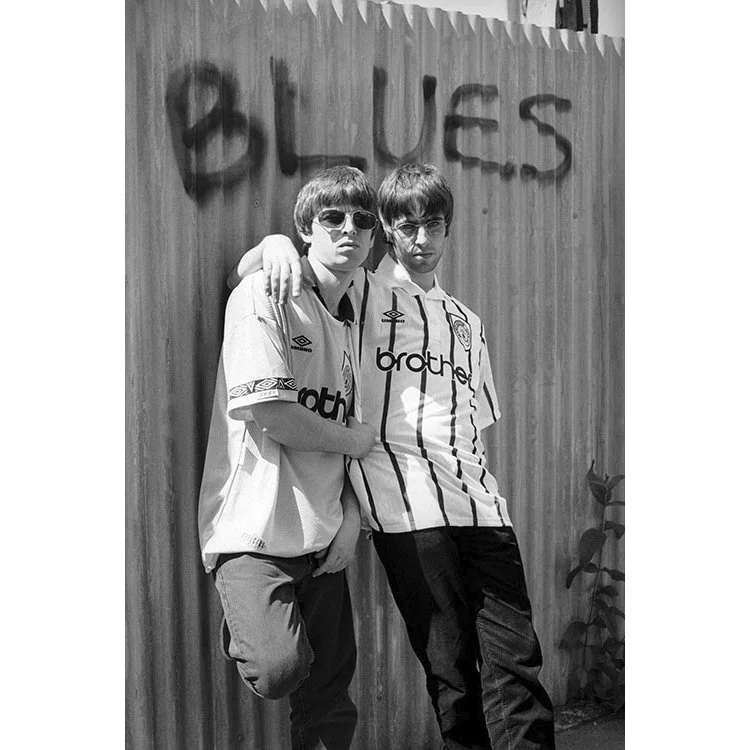 Signed limited edition print of Liam Gallagher and Noel Gallagher